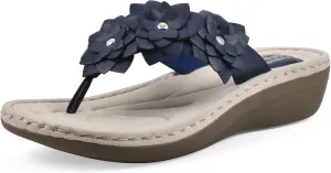 CLIFFS BY WHITE MOUNTAIN Women's Content Floral Sandal