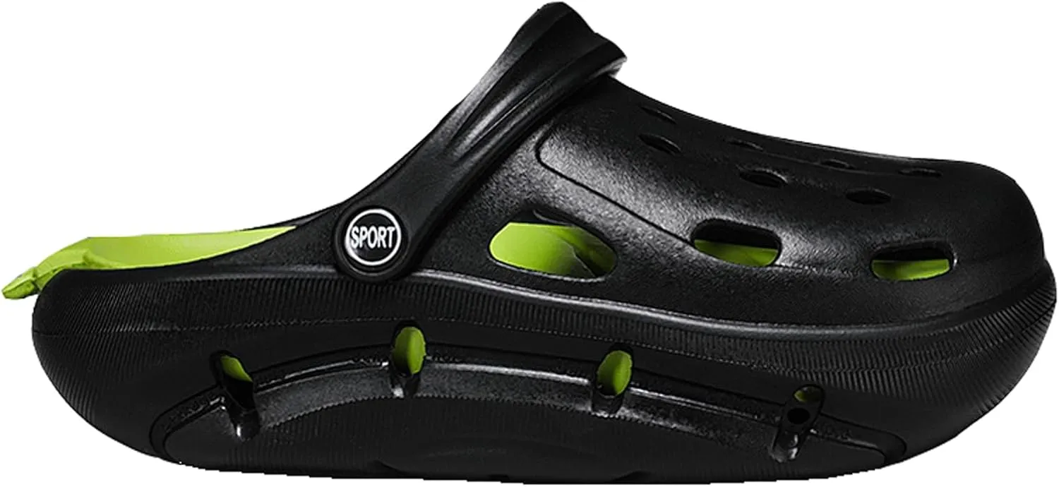 Clogs,Mens & Womens Garden Clogs,Cloggies Lightweight,Summer Beach Mule Clogs,Pool Shower Sandals,Couple Outdoor Sandals and Slippers,Suitable for Beach,Bathroom,Outdoor,Etc