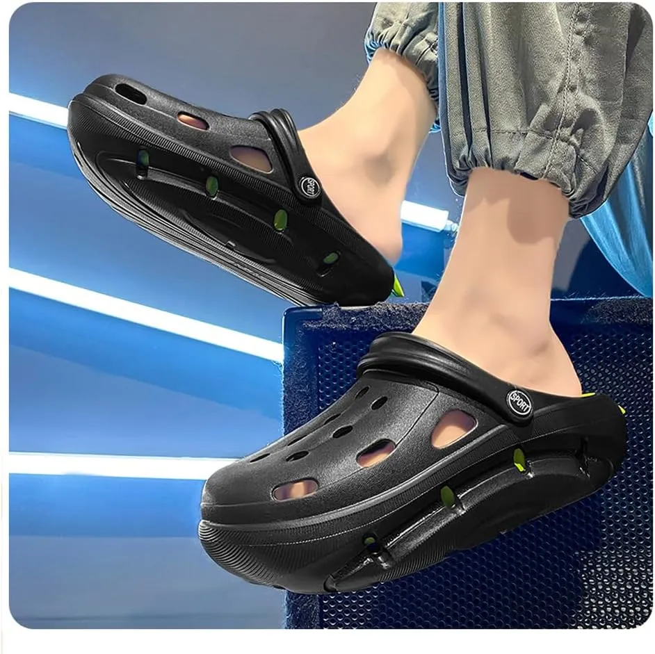 Clogs,Mens & Womens Garden Clogs,Cloggies Lightweight,Summer Beach Mule Clogs,Pool Shower Sandals,Couple Outdoor Sandals and Slippers,Suitable for Beach,Bathroom,Outdoor,Etc