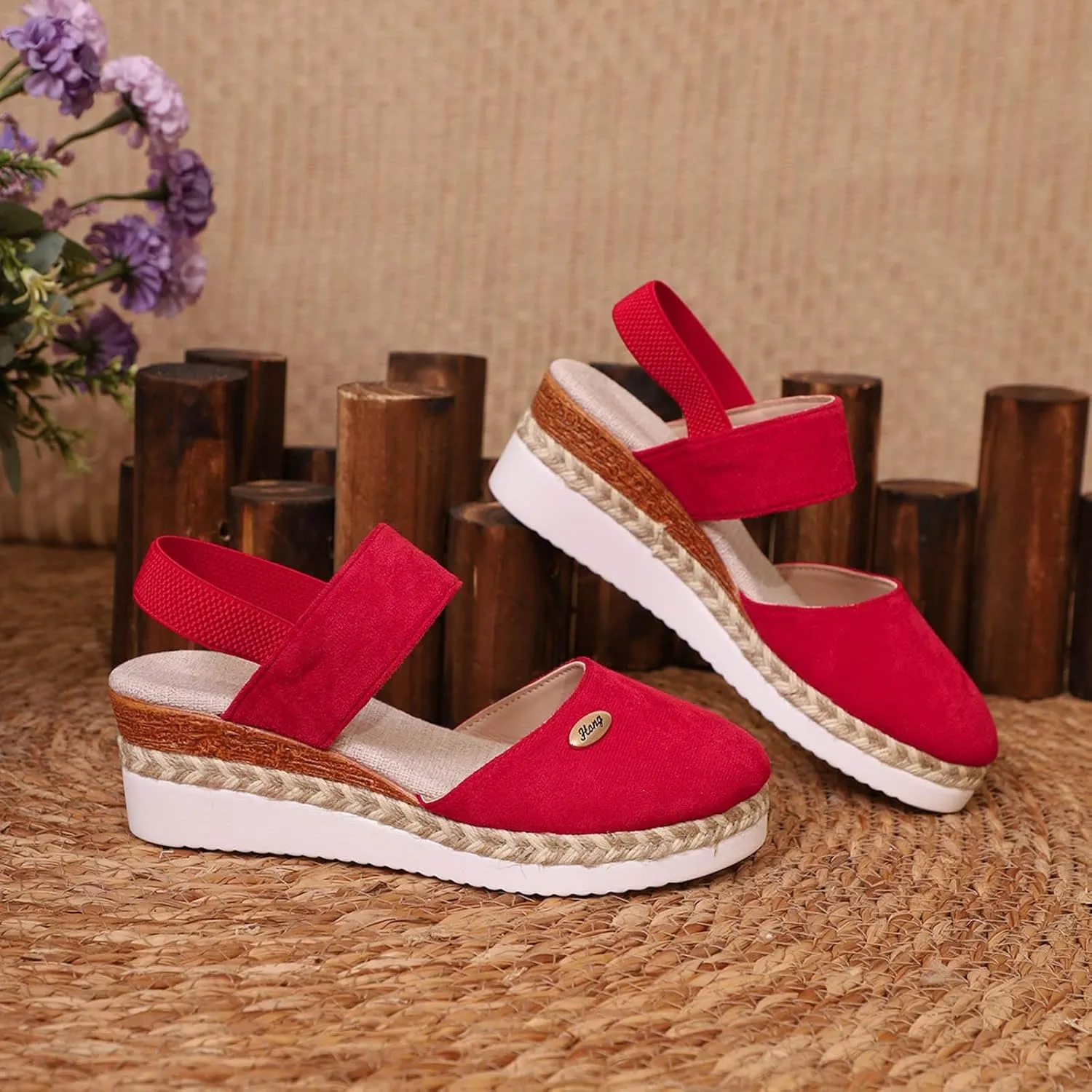 Closed Toe Wedges Sandals for Women 2025 Womens Espadrilles Wedge Heels Closed Toe Summer Shoes Dressy Platform Ankle Strap Heeled Sandals Ladies Comfortable Dress Covered Toe Sandals