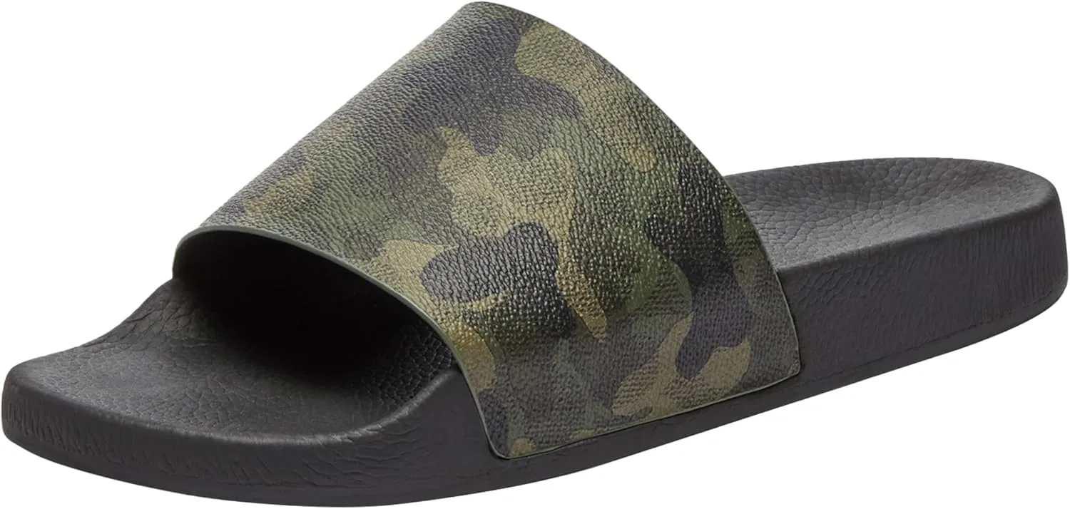 Coach Men's Signature Coated Canvas Pool Slide