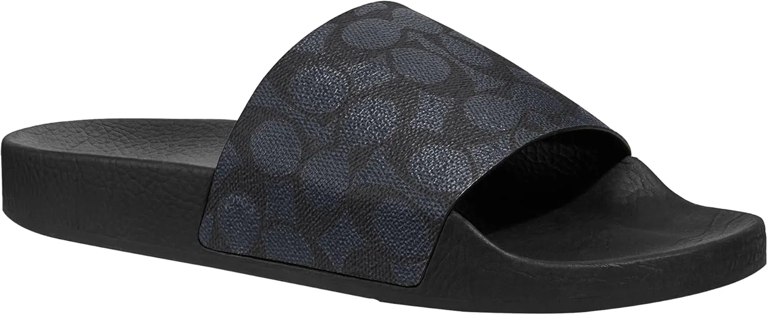 Coach Men's Signature Coated Canvas Pool Slide