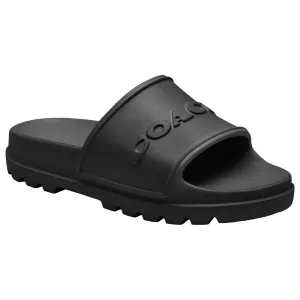 Coach Women's Sandals Jesse Slide, Color Black, Size 7