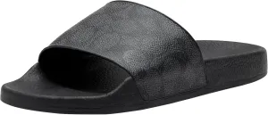 Coach Women's Udele Coated Canvas Slide Slipper