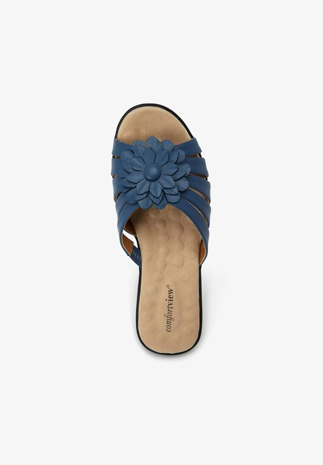 Comfortview Women's Wide Width The Abigail Sandal