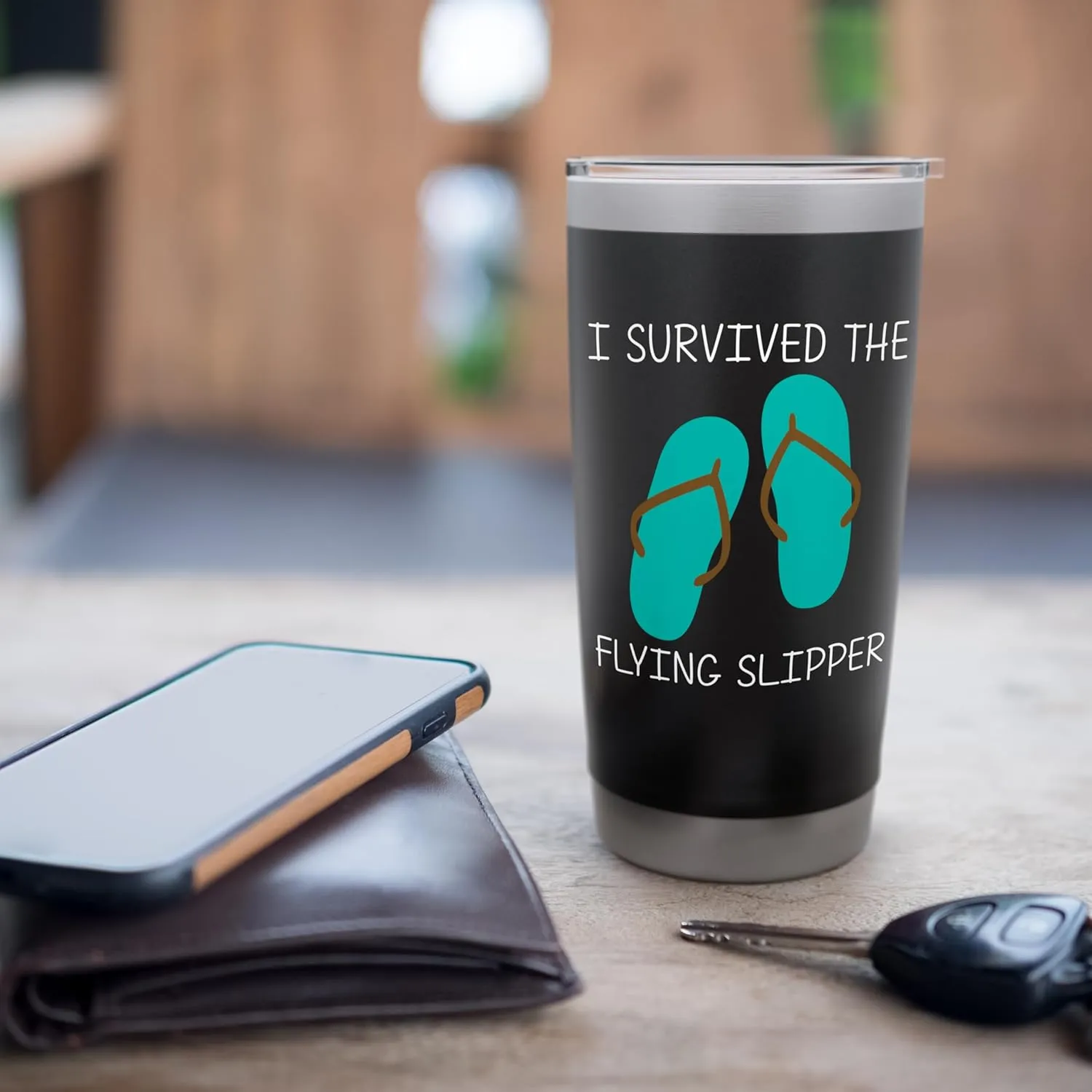 Cool Flip Flops For Men Women Flip Flop Slippers Vacation Stainless Steel Insulated Tumbler