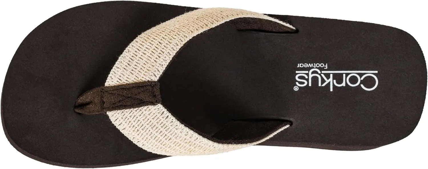 Corkys Footwear Women's Mai Tai Flip Flops - Featuring a Stylish V-Strap Design and a 2.5-Inch Platform, Blending Casual Elegance with Ultimate Comfort