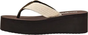 Corkys Footwear Women's Mai Tai Flip Flops - Featuring a Stylish V-Strap Design and a 2.5-Inch Platform, Blending Casual Elegance with Ultimate Comfort