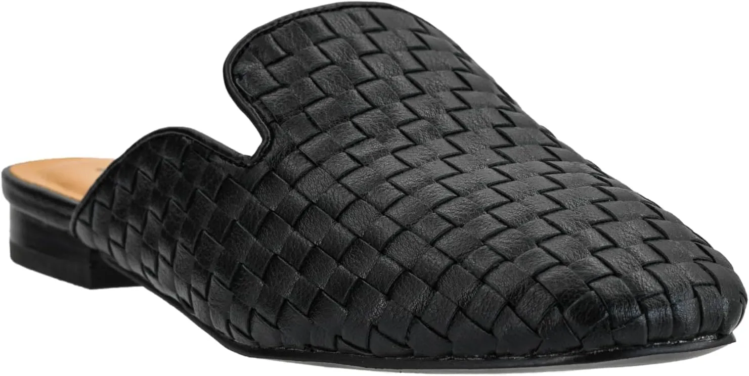 Corkys Footwear Women's Weave It to Beaver Woven Slip on Mule