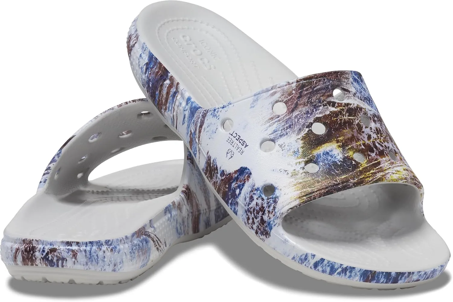 Crocs Unisex Adult Classic Graphic Slide Sandal