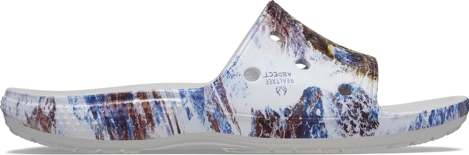 Crocs Unisex Adult Classic Graphic Slide Sandal