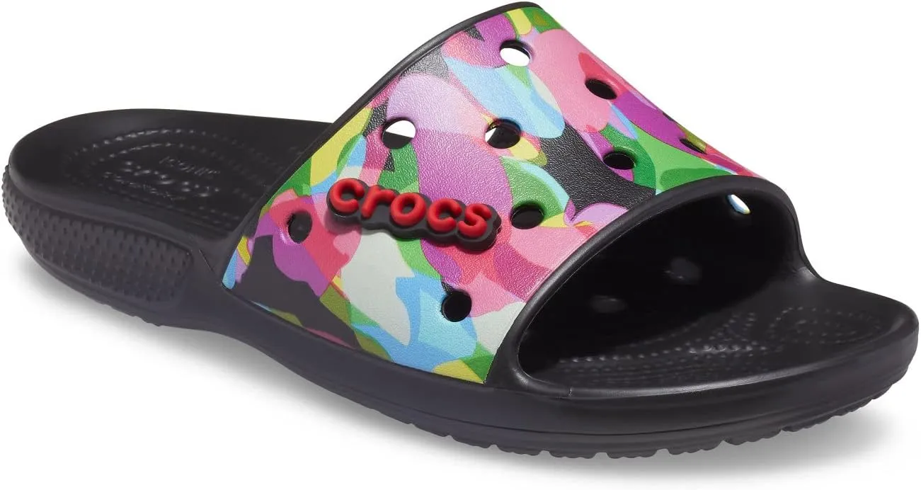 Crocs Unisex Adult Classic Graphic Slides