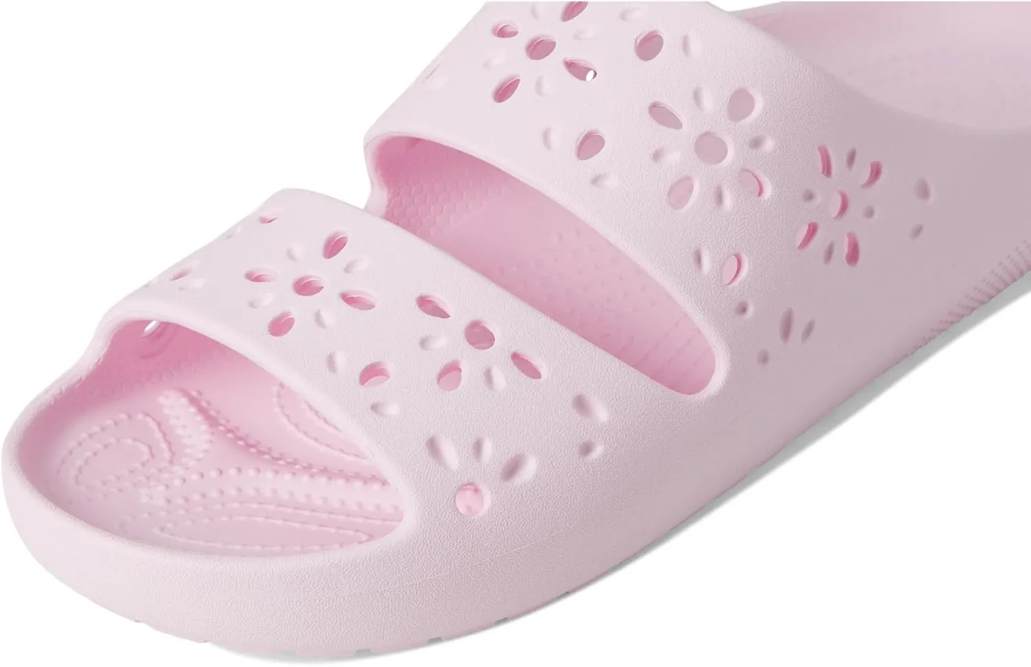 Crocs Unisex-Adult Classic Sandals 2.0 with Floral Cutout Design Slide