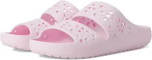 Crocs Unisex-Adult Classic Sandals 2.0 with Floral Cutout Design Slide