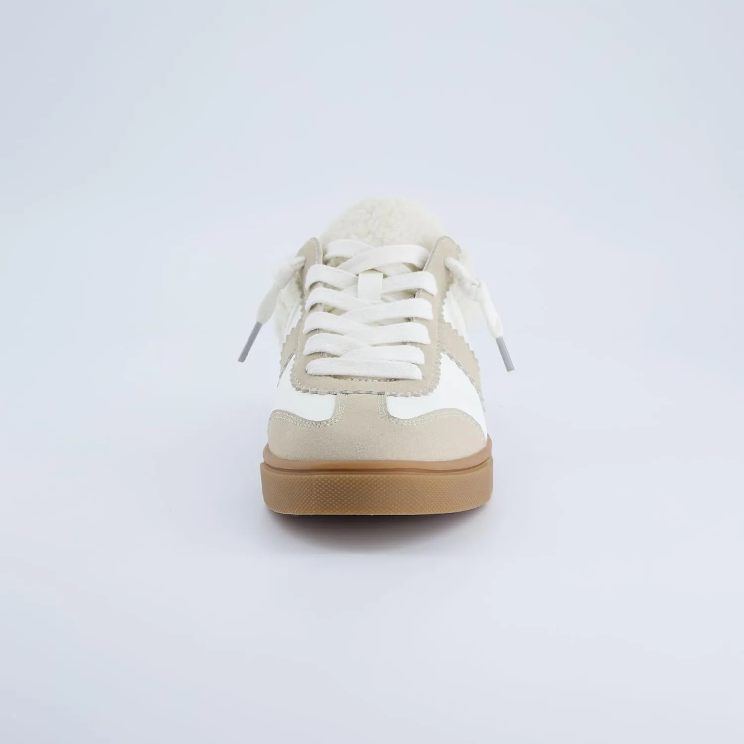 CUSHIONAIRE Blade Women’s Slip On Sneaker Mule – Faux Leather & Suede Backless Sneaker with Memory Foam & Cozy Lining