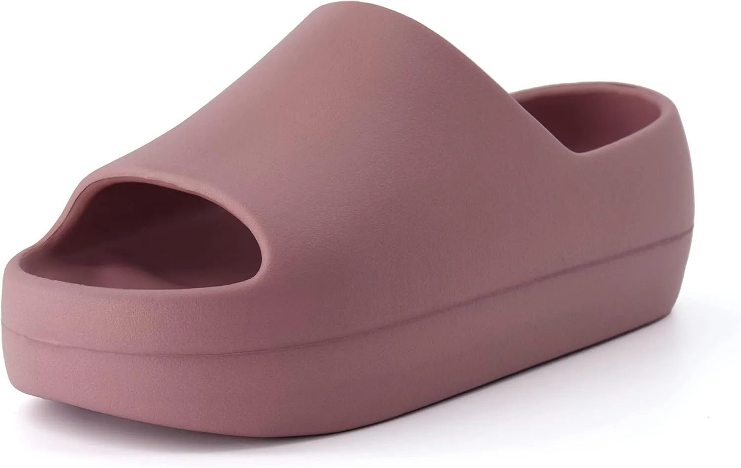 CUSHIONAIRE Women's Harrison platform slide sandal with  Comfort