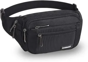 CXWMZY Fanny Packs For Women & Men Waist Pack Hip Bum Bag with Multi-Pockets Large Capacity Waterproof Casual Bum Bag for Disney Traveling Casual Cycling Running Hiking
