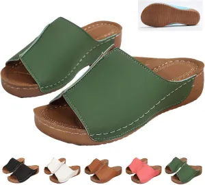 Damping Sole Upgradation Stretch Lightweight Sandals Orthopedic Wedge Sandals for Women Arch Support Walking Summer Shoes