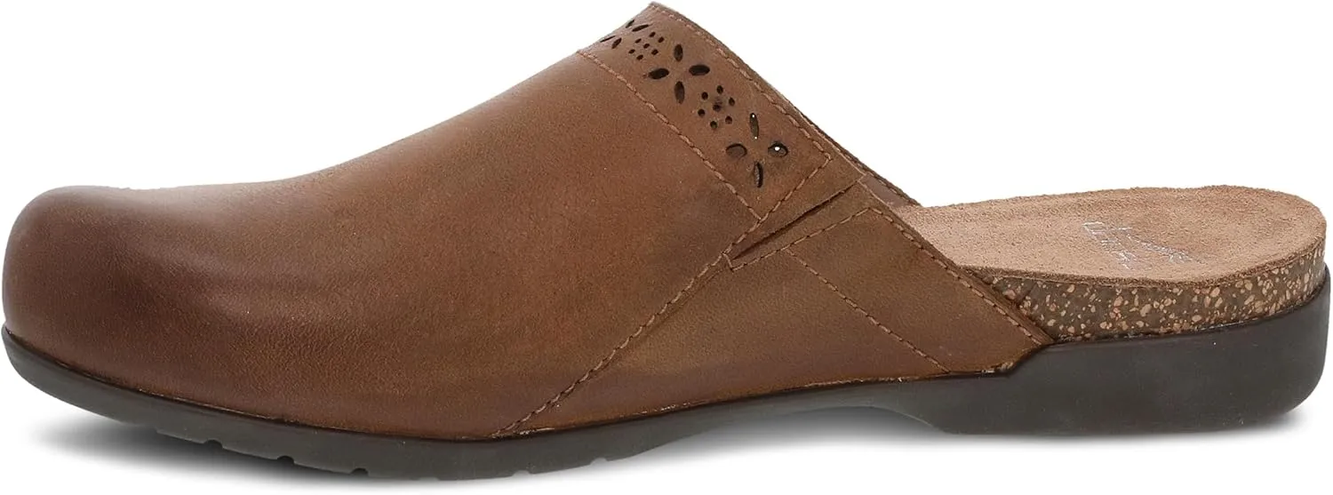 Dansko Robbie Mule for Women - Memory Foam and Cork Footbed for Comfort and Arch Support – Versatile Casual to Dressy Footwear