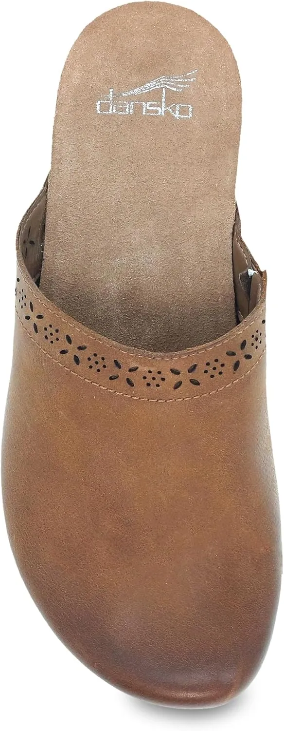 Dansko Robbie Mule for Women - Memory Foam and Cork Footbed for Comfort and Arch Support – Versatile Casual to Dressy Footwear