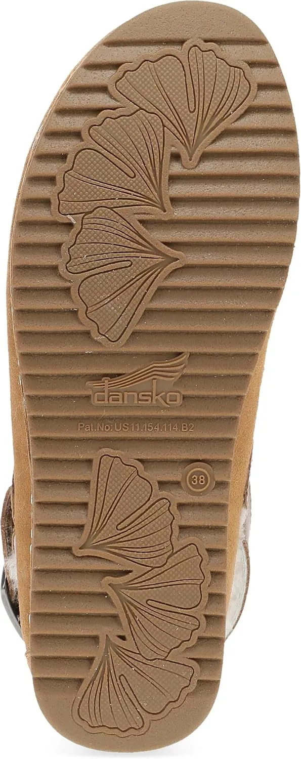 Dansko Women's Merrin Sling-Back Mule Clog-Dual Density Cork/EVA Midsole and Lightweight Rubber Outsole Provide a Comfortable Ride on Patented Stapled Construction