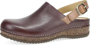 Dansko Women's Merrin Sling-Back Mule Clog-Dual Density Cork/EVA Midsole and Lightweight Rubber Outsole Provide a Comfortable Ride on Patented Stapled Construction