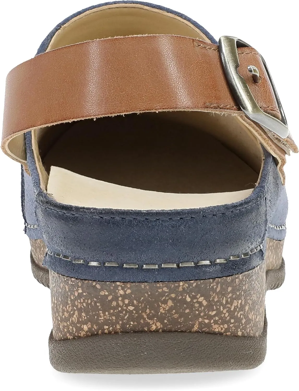 Dansko Women's Merrin Sling-Back Mule Clog-Dual Density Cork/EVA Midsole and Lightweight Rubber Outsole Provide a Comfortable Ride on Patented Stapled Construction