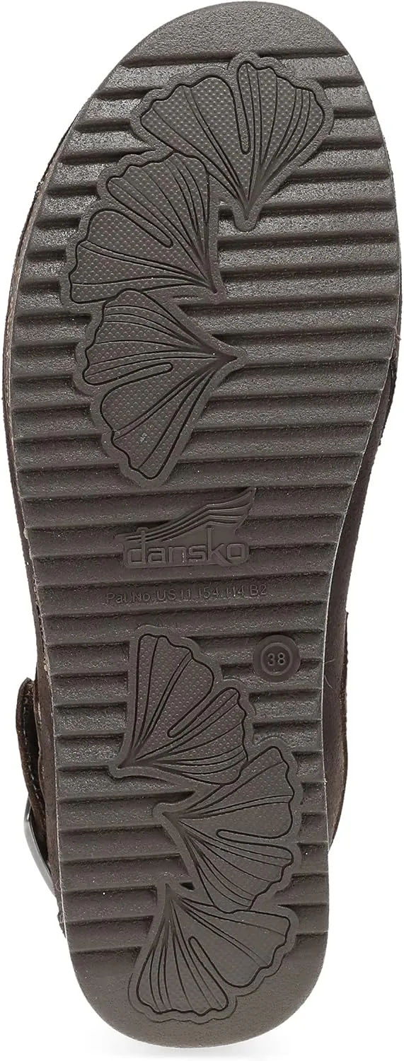 Dansko Women's Merrin Sling-Back Mule Clog-Dual Density Cork/EVA Midsole and Lightweight Rubber Outsole Provide a Comfortable Ride on Patented Stapled Construction