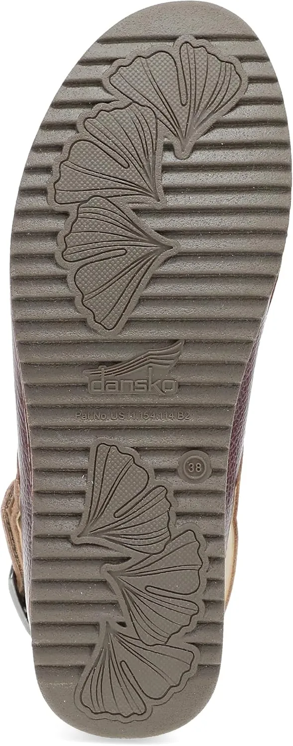 Dansko Women's Merrin Sling-Back Mule Clog-Dual Density Cork/EVA Midsole and Lightweight Rubber Outsole Provide a Comfortable Ride on Patented Stapled Construction
