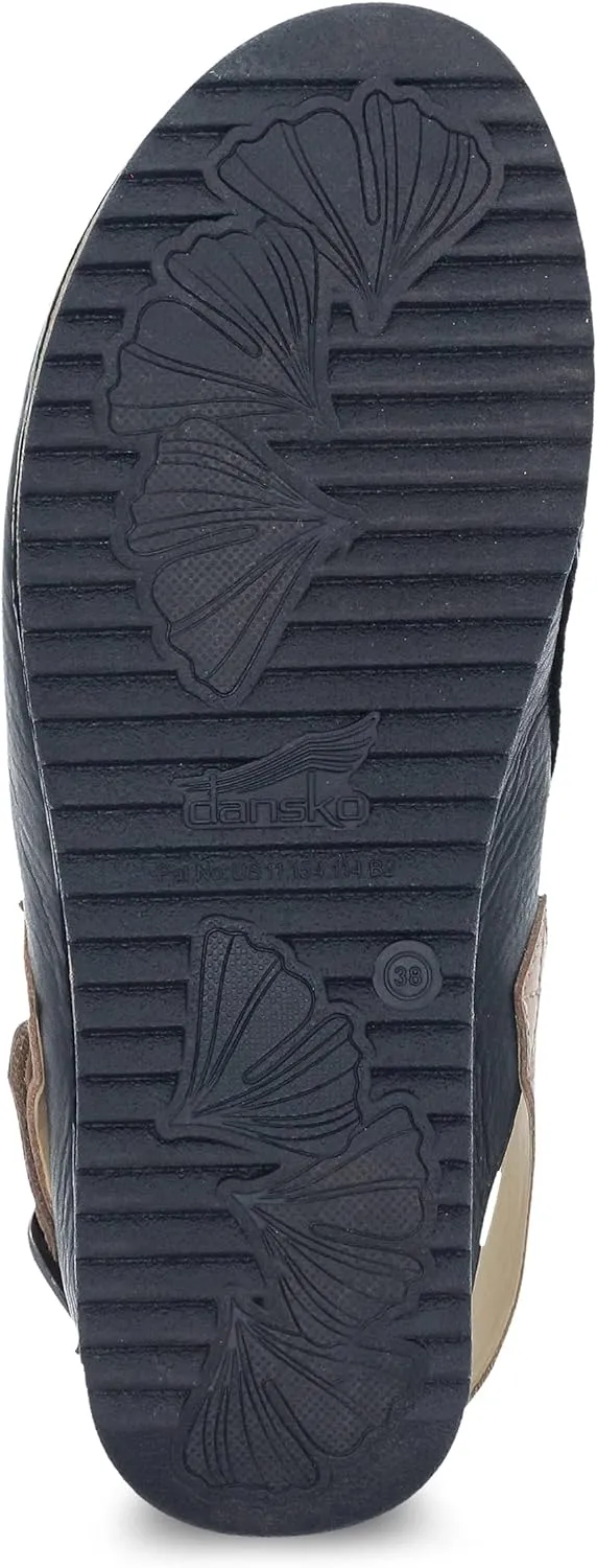 Dansko Women's Merrin Sling-Back Mule Clog-Dual Density Cork/EVA Midsole and Lightweight Rubber Outsole Provide Durable and Comfortable Ride on Patented Stapled Construction