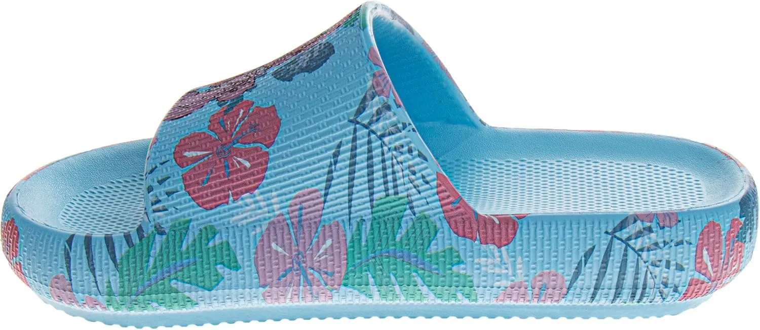 Disney Lilo and Stitch Girls Slippers Open Toe Stitch Gifts for Girls SlipOn Slides (size 13 little kid / 1-4 big kid)