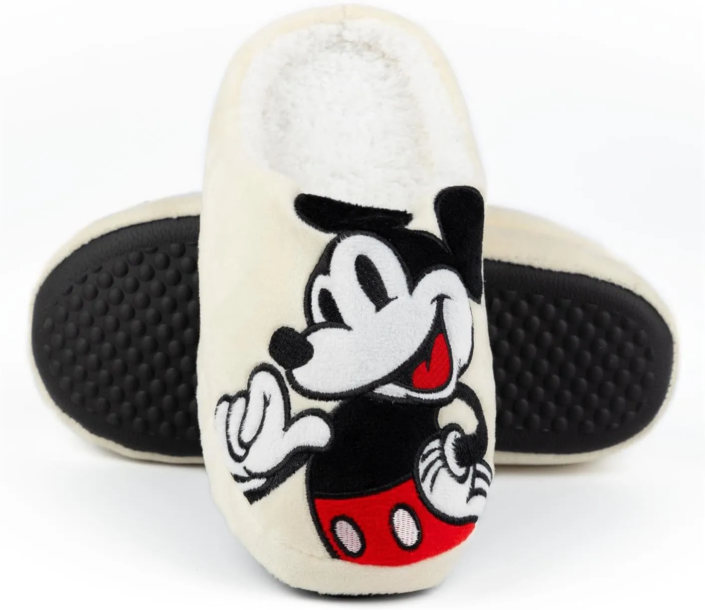 Disney Mickey Mouse Womens Slippers Clubhouse Character Kidult Merchandise Mule Slippers For Ladies Indoor Footwear
