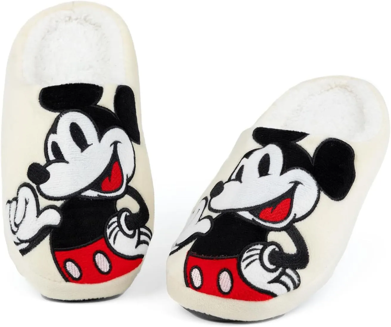 Disney Mickey Mouse Womens Slippers Clubhouse Character Kidult Merchandise Mule Slippers For Ladies Indoor Footwear