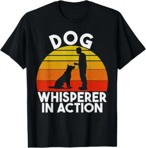 Dog Whisperer in Action Dog Trainer T-Shirt
