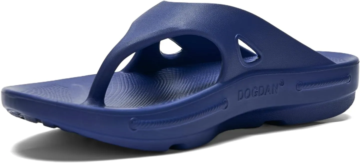 DOGDAN Women's Flip Flops Thong Cushion Sandals Toepost Slippers