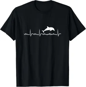 Dolphin Heartbeat Dolphin Trainer Animal T-Shirt