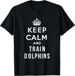 Dolphin Trainer Sea Ocea Animals Lover Funny Dolphin Trainer T-Shirt