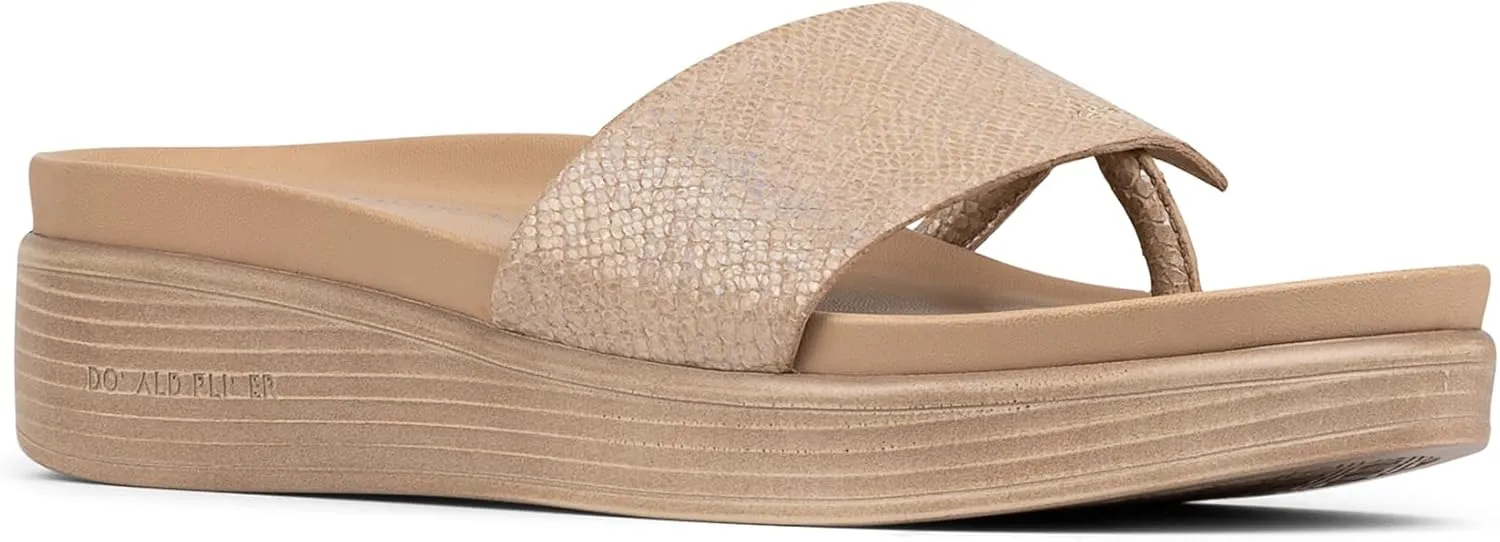 Donald Pliner Women's Fifi Slide Sandals, Women's Summer Sandals, Women’s Shoes, Comfortable Open-Toe Casual Flats
