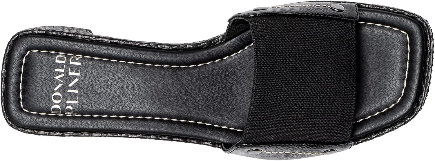 Donald Pliner Women's Rodeo Jute Elastic Slide Sandal