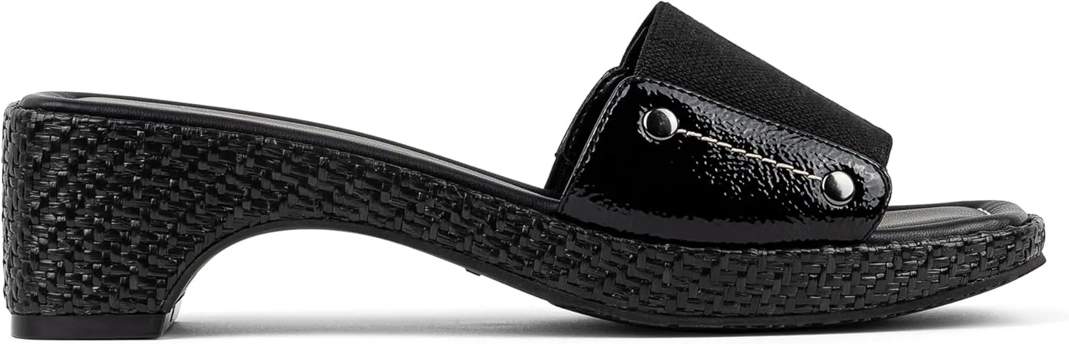 Donald Pliner Women's Rodeo Jute Elastic Slide Sandal