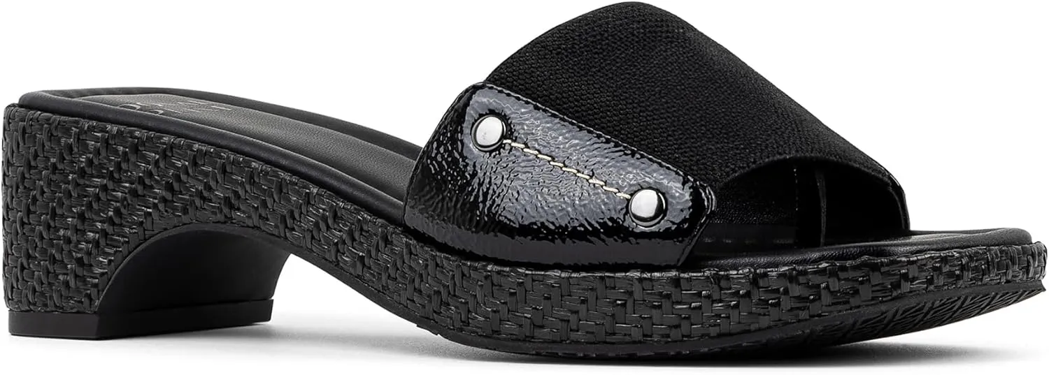 Donald Pliner Women's Rodeo Jute Elastic Slide Sandal