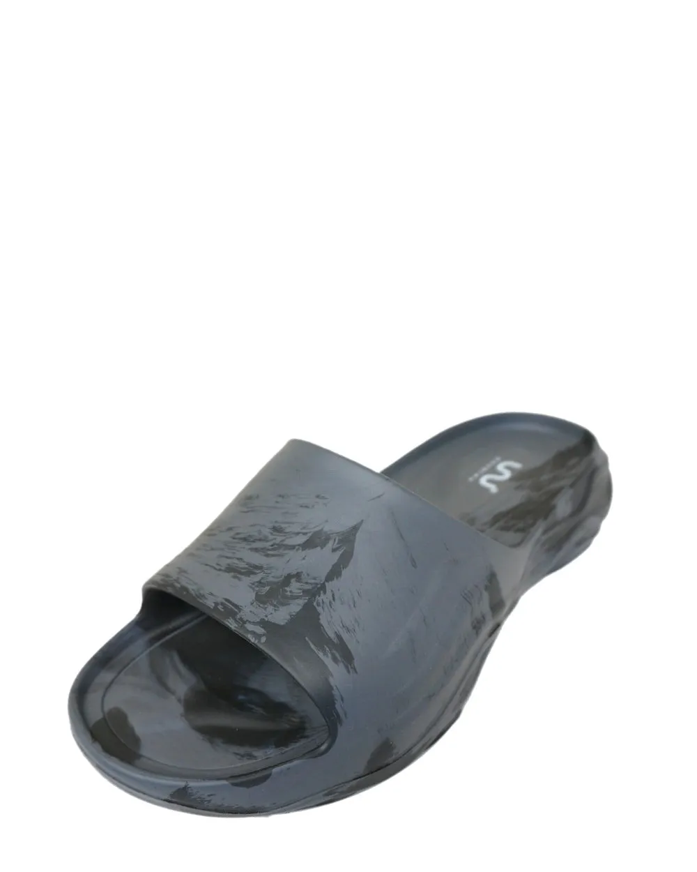 Doubleu Ultra Sporty Mens Slides Carbone Black