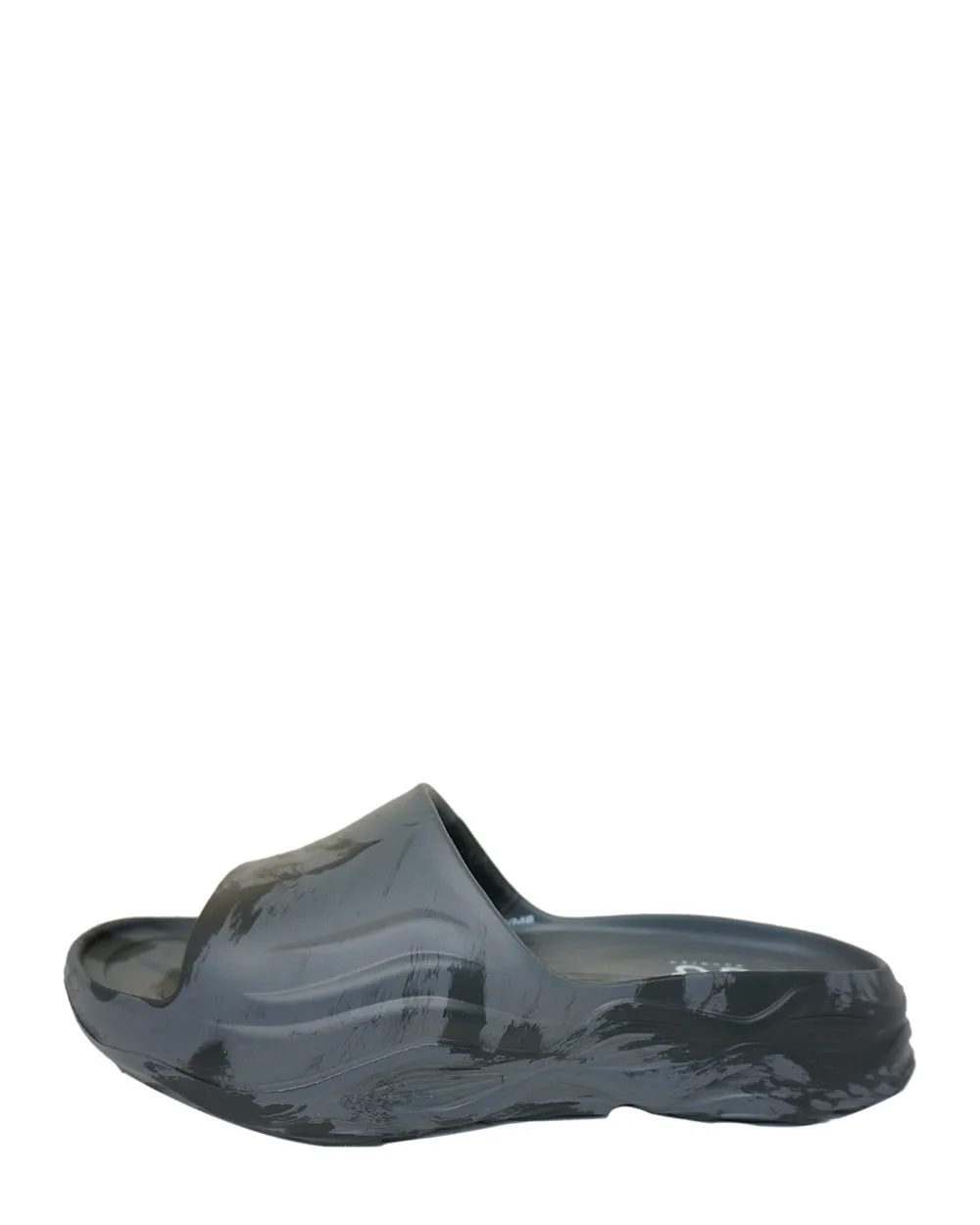 Doubleu Ultra Sporty Mens Slides Carbone Black