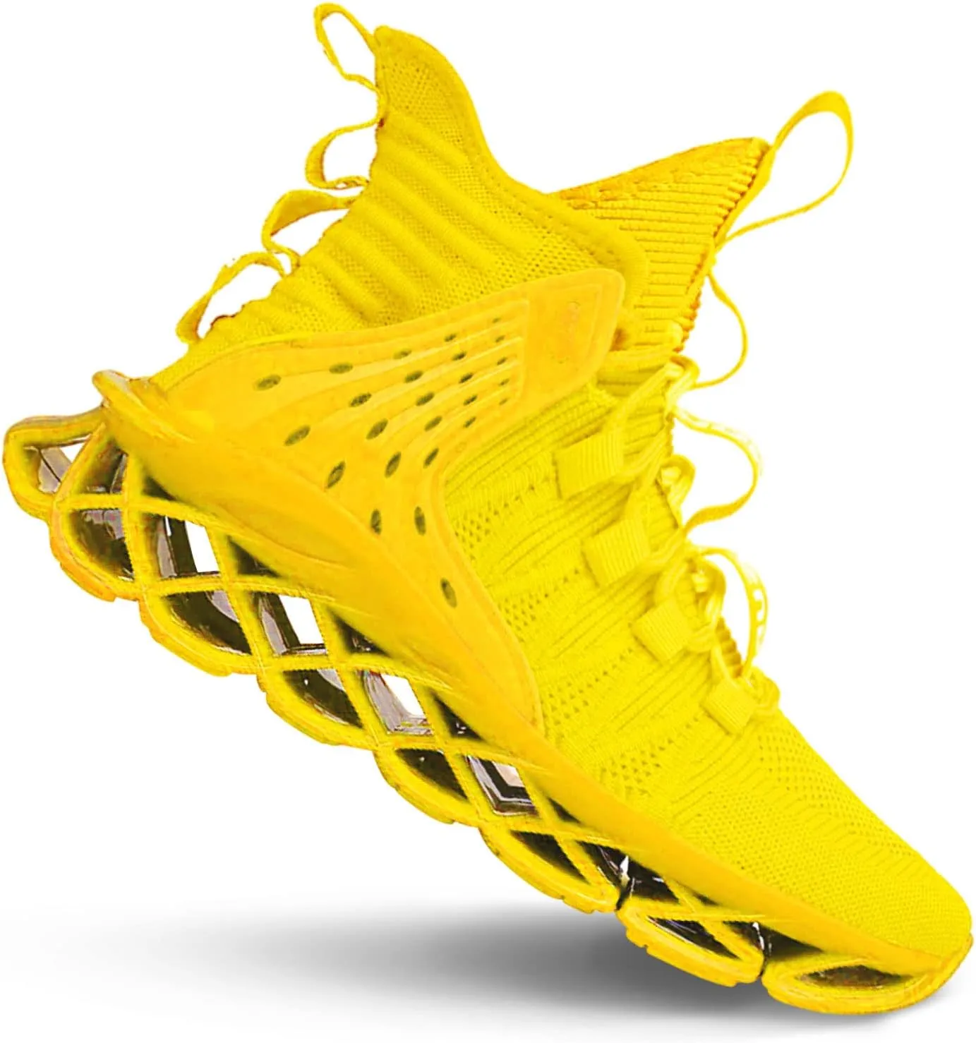 DUDHUH Running Shoes for Men Comfortable Athletic Cross Trainer Casual Walking Fashion Mens Tennis Sock Sneakers