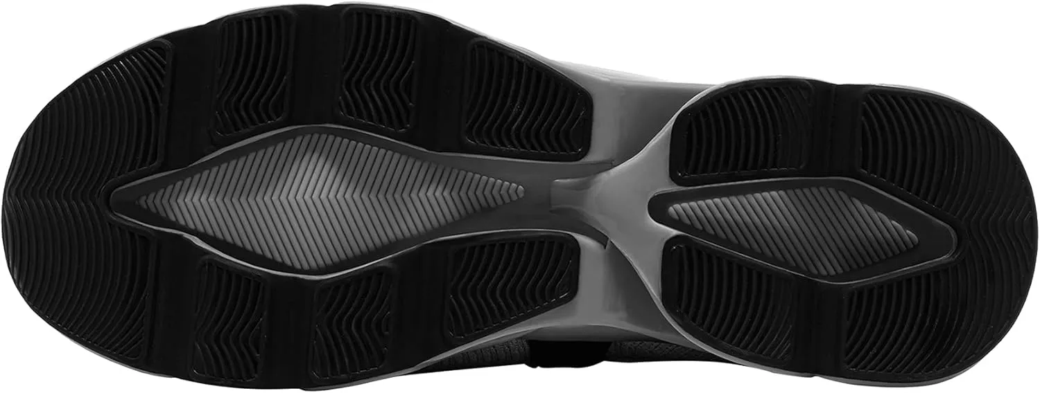 DYKHMILY Steel Toe Wide Sneakers for Women Lightweight Safety Shoes Breathable Slip on Work Shoe