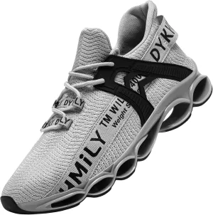 DYKHMILY Steel Toe Wide Sneakers for Women Lightweight Safety Shoes Breathable Slip on Work Shoe
