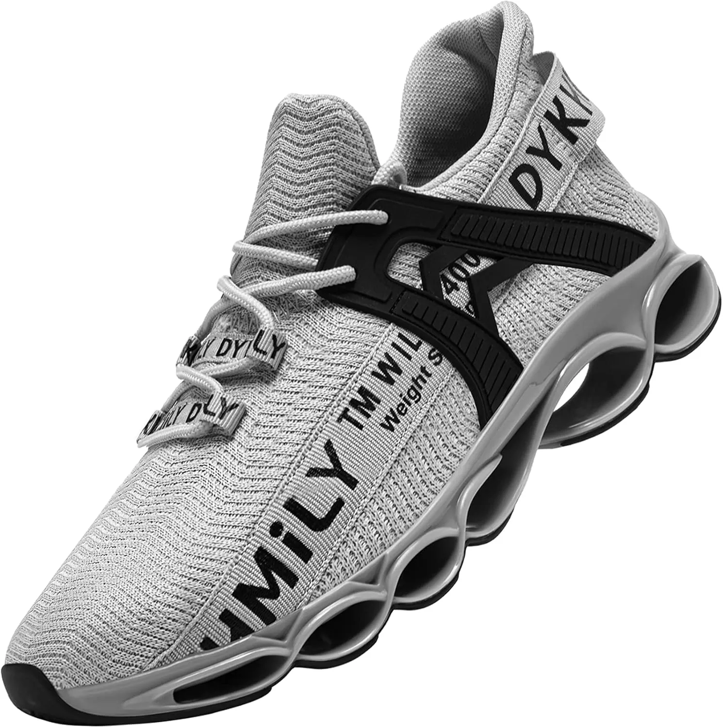 DYKHMILY Steel Toe Wide Sneakers for Women Lightweight Safety Shoes Breathable Slip on Work Shoe