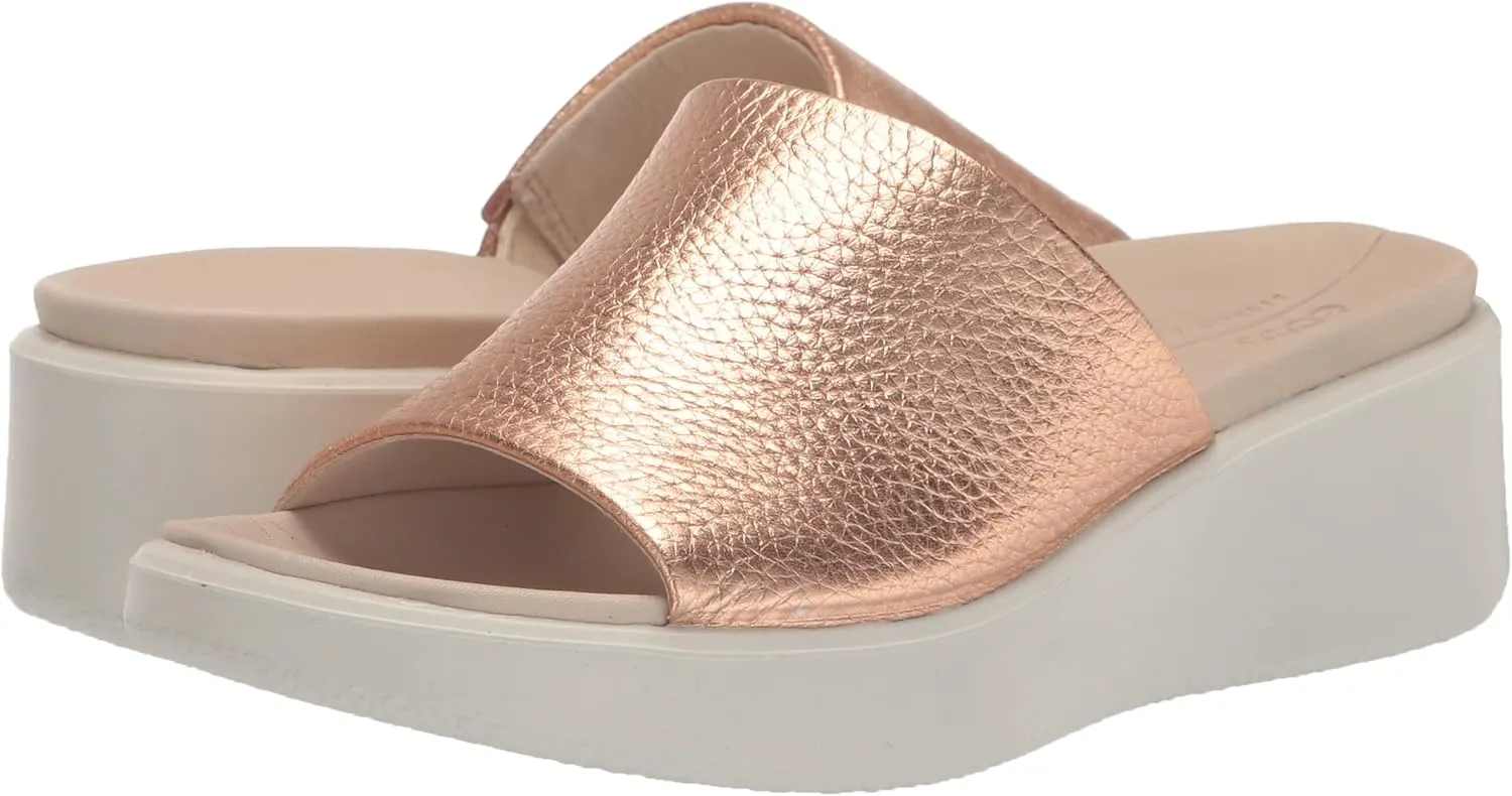 ECCO Women's Flowt Luxery Wedge Slide Sandal