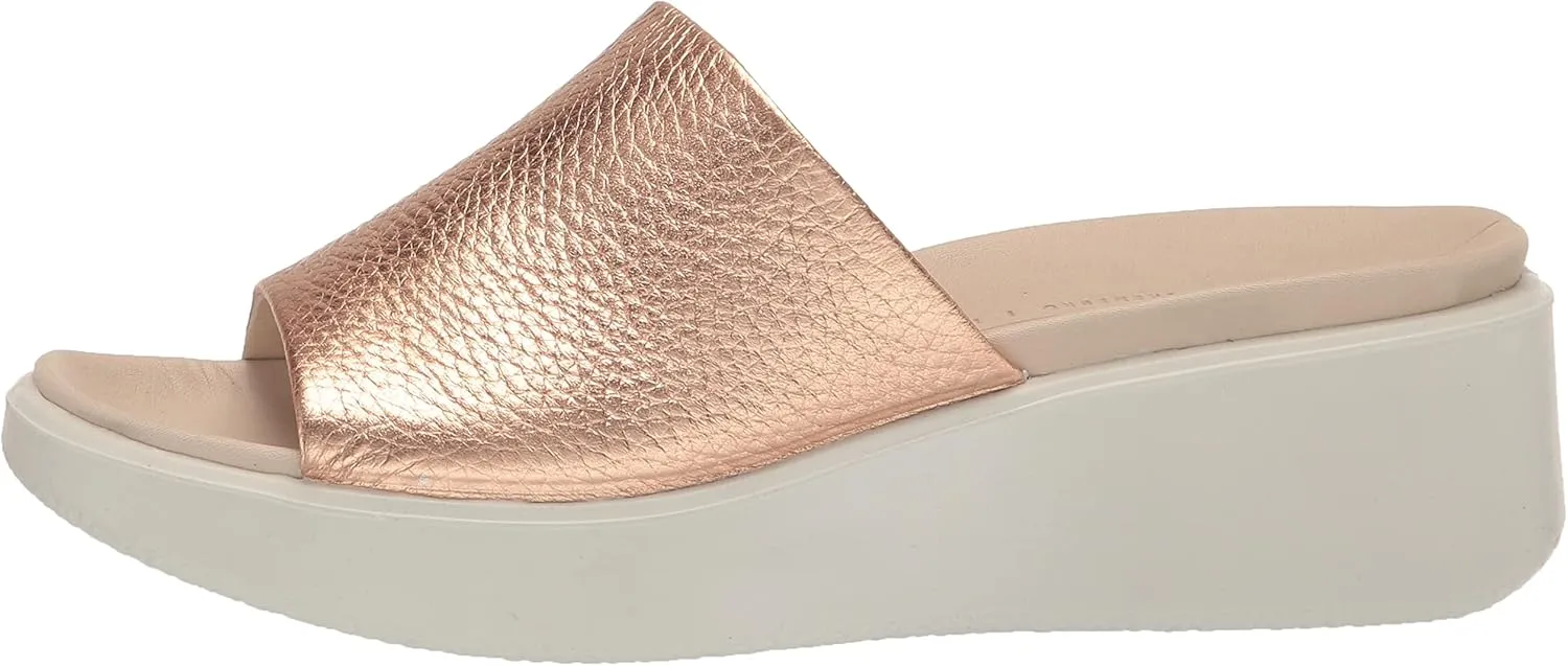 ECCO Women's Flowt Luxery Wedge Slide Sandal