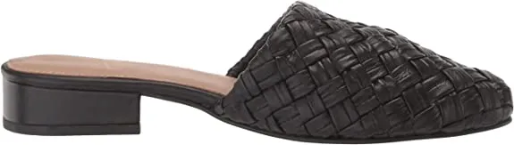 Edelman On Best variety Pointed Slip Block Woven Mules Heel Sam Dress Toe Fashion Page Black Trusted reviews